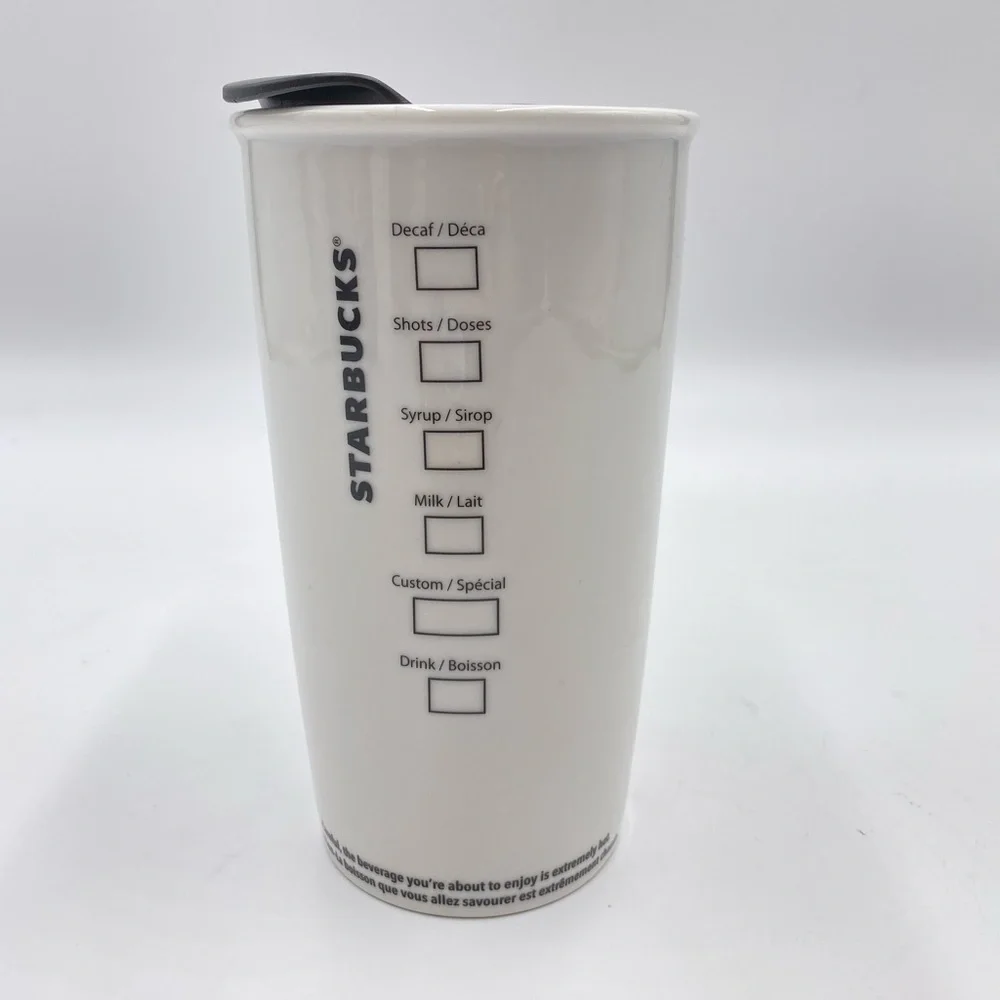 Starbucks 2011 Double Walled Mermaid Ceramic Cup